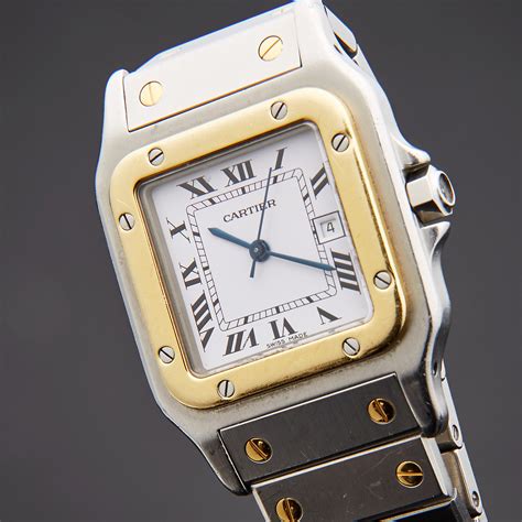 cartier santos resale|cartier santos watch used.